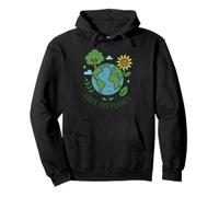 Salva Il Pianeta - Albero di Girasole Terra Felpa con Cappuccio
