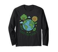 Salva Il Pianeta - Albero di Girasole Terra Maglia a Manica