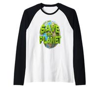 Salva Il Pianeta Maglia con Maniche Raglan