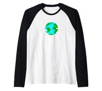Salva Il Pianeta per Me - Pace Mondiale, Giornata della Terra, Ambiente Maglia con Maniche Raglan