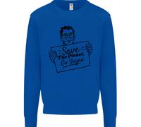 Salva Il Pianeta Vai Vegano Riscaldamento Globale Felpa Per Bambini