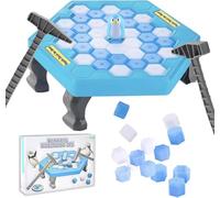 Salva il pinguino gioco rompighiaccio,gioco da tavolo con martello e pinguino - gioco per famiglie per 2-4 giocatori (3+ bambini),gioco con cubetti di ghiaccio per bambini come regalo di compleanno