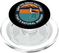 Salva la conservazione delle meraviglie naturali del Great Salt Lake Utah PopSockets PopGrip per MagSafe
