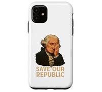 Salva la nostra Repubblica George Washington Facepalm Protest Custodia per iPhone 11