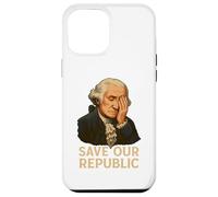 Salva la nostra Repubblica George Washington Facepalm Protest Custodia per iPhone 12 Pro Max