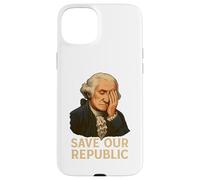 Salva la nostra Repubblica George Washington Facepalm Protest Custodia per iPhone 15 Plus
