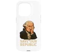 Salva la nostra Repubblica George Washington Facepalm Protest Custodia per iPhone 15 Pro