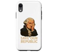 Salva la nostra Repubblica George Washington Facepalm Protest Custodia per iPhone XR