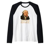 Salva la nostra Repubblica George Washington Facepalm Protest Maglia con Maniche Raglan
