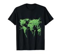 Salva LA Nostra T-Shirt Ambiente Pianeta Maglietta, Uomo, Nero, S