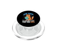 Salva la Terra È l'unico pianeta che ha i gatti PopSockets PopGrip per MagSafe