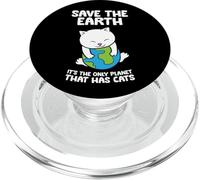 Salva la Terra È l'unico pianeta che ha i gatti PopSockets PopGrip per MagSafe