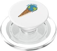 Salva la Terra, Solo Luogo Con Gelato, Pace Nessun pianeta B PopSockets PopGrip per MagSafe