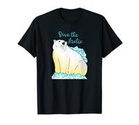 Salva l'Artico Non c'è PlanetB White Iceberg Polar Bear Maglietta