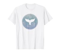 Salva Le Balene Mare Animali Killer Whale Tail Ocean Orca Wave Maglietta