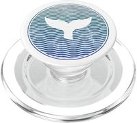 Salva le balene Mare Animali Killer Whale Tail Ocean Orca Wave PopSockets PopGrip per MagSafe