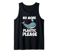 Salva Le Balene, Niente più plastica, per Favore Blue Whale Canotta