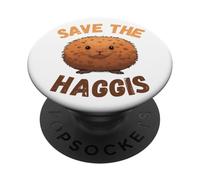 Salva l'umorismo scozzese haggis PopSockets PopGrip Adesivo