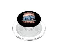 Salva l'unicorno paffuto - Rinoceronte retrò. PopSockets PopGrip per MagSafe