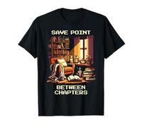 Salva Punti: Tra Capitoli | Pixel Art per Bookworms Maglietta