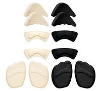 Salva Tallone, 6 Paia di Cuscinetti per Cuscino per Tacco Alto Riempimento per Scarpe, Cuscinetti per Scarpe Antiscivolo Spugna in Spugna Tallone Cuscino Salva Talloni Tallone Scarpe, Proteggi Tallone