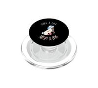 Salva una vita, adotta un cane, grafica salutare per cuccioli PopSockets PopGrip per MagSafe