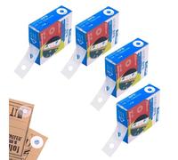 Salvabuchi Etichette Rinforzo Fori Anelli Autoadesiva Anelli di Rinforzo Salvabuchi Etichetta di Rinforzo Dell'anello per Ufficio(esterno 15mm, interno 6mm)