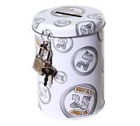 Salvadanaio 25 - nozze d'argento, metallo, ca. 11 x 8,5 cm