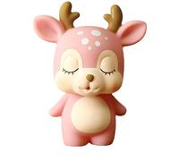 Salvadanaio a Forma di Cervo, Salvadanaio in Plastica Morbida a Forma, per Regalo di Compleanno per Ornamento Domestico, per Conservare i Soldi per Bambini