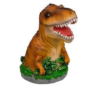 Salvadanaio a forma di dinosauro, ideale anche come regalo in denaro (marrone)