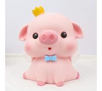 Salvadanaio,Cartone animato ragazza carina obbedientemente salvadanaio, regalo di compleanno per bambini a prova di caduta per tromba ad occhi aperti