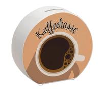 Salvadanaio con motivo tazza da caffè: come cassa da caffè per parrucchieri e ristoranti, una super cassa per tutte le professioni in cui si possono bere regolarmente un piccolo denaro dai clienti