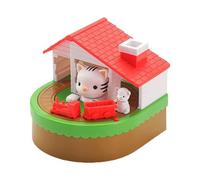Salvadanaio decorativo per bambini, con simpatico gatto, effetto sonoro, per ragazze, libreria, comodino, scrivania, comodino