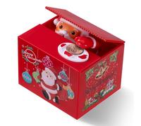 Salvadanaio Di Babbo Natale Babbo Natale Che Ruba Monete Salvadanaio Automatico Con Musica Penny Box Banksalvadanaio for Bambini Decorazioni Natalizie