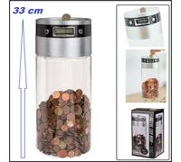 Salvadanaio Digitale Con Display Per Contare Monete XXL 33X13,5cm
