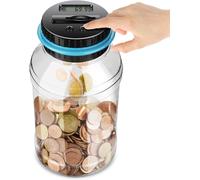 Salvadanaio digitale conta monete soldi automatico con display LCD elettronico