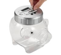 Salvadanaio digitale per banche delle monete - Portamonete con conteggio automatico | Salvadanaio divertente ed educativo con display LCD, risparmio di denaro perfetto per bambini e adulti