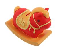 Salvadanaio Dondolo Banche Di Denaro Capodanno Della Mascotte Cavallo