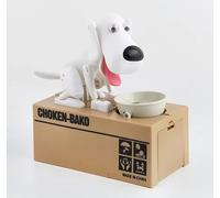 Salvadanaio Elettronico Cane Cagnolino Mangia Ruba Monete a Batteria Automatico