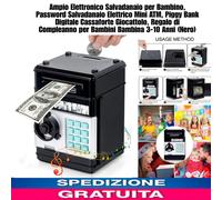 Salvadanaio Elettronico Cassaforte Atm Contanti Monete regalo per bambini
