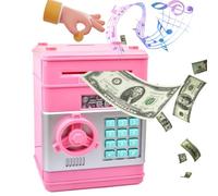 Salvadanaio elettronico con musica, salvadanaio elettronico, cassaforte per bambini, ragazze, ragazzi, cassaforte di denaro, money box con password, salvadanaio per bambini, password bancario,
