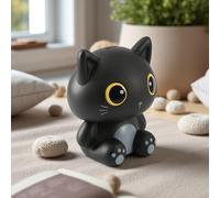 SALVADANAIO GATTO NERO SEDUTO ALTEZZA 30 CM DA CAMERA BIMBI ORIGINALE ITOTAL