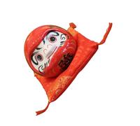 Salvadanaio in Ceramica Rosso con Cuscino per Monete