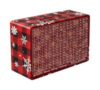 Salvadanaio in Legno | Cassaforte Di Legno Per Natale Contatore - Salvadanaio Rosso a Quadri per Risparmi,Per Adulti, Ragazzi E Ragazze, Decorazione Per La Casa E La Biblioteca, Centrotavola