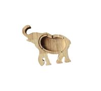 Salvadanaio in legno con animali dei cartoni animati, simpatico dinosauro, gatto, leone, moneta, trasparente, design creativo, sicuro, regalo for bambini, da tavolo(Style 13)