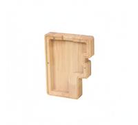 Salvadanaio in Legno Trasparente Idea Regalo per Scaffale, Adulti