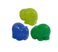 Salvadanaio in plastica a forma di elefante