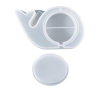 Salvadanaio in resina stampo di stoccaggio elefante ippopotamo balena titolare di monete in silicone contenitore di monili epossidico salvadanaio stampi in silicone