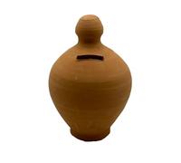 Salvadanaio in Terracotta, Altezza 15 cm, Design Tradizionale
