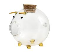 Salvadanaio in Vetro, Collezione di Organizer Regalo, Contenitore a Forma di